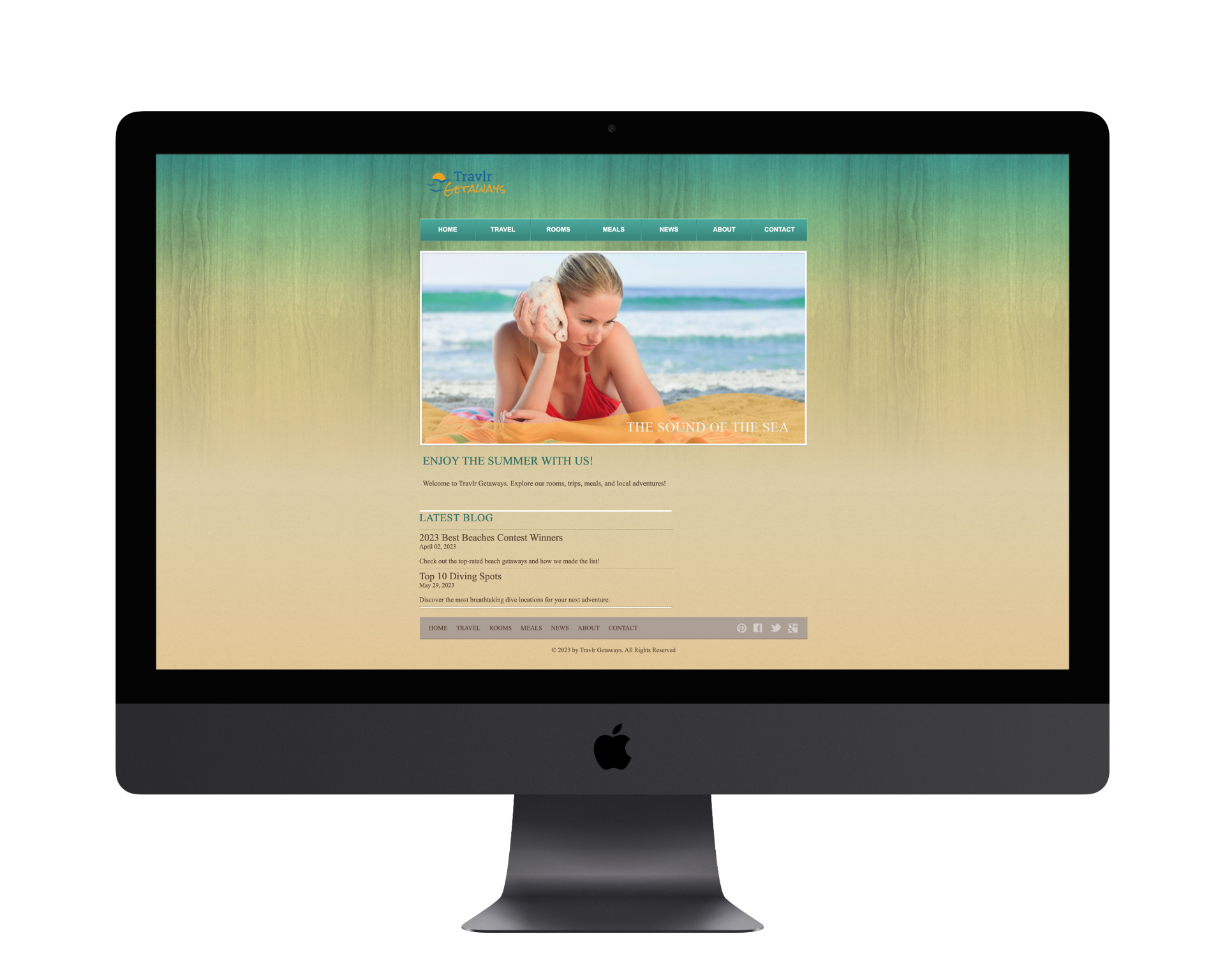 Travlr Web Mockup